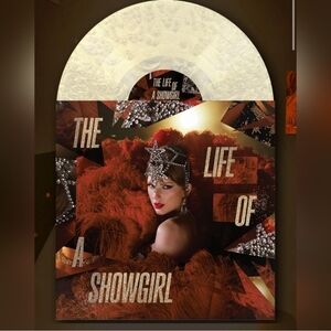 The Life of a Showgirl Vinyl- Tiny Bubbles In Champagne Edition Authentic